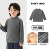 Camiseta de manga larga para niño Right Europe, colección otoño e invierno, top de manga larga para bebé, ropa infantil de nuevo estilo