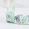 Tela de encaje floral fresca cinta lazo moño diy ramo hecho a mano material de embalaje de regalo para hornear cinta