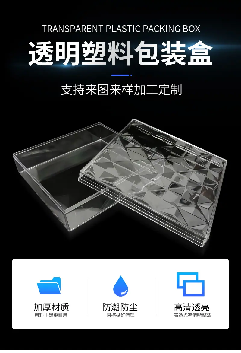 正方形透明塑料盒