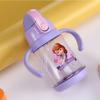 Vaso de agua infantil Disney con asa para aprender a beber vaso con ventosa vaso para beber botella para beber 430ml en stock al por mayor