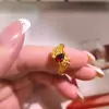 Anel de Prata Esterlina S925 com Pedra de Cristal Natural Criativa Europeia e Americana para Mulheres com Design de Braço Torcido de Alta Qualidade, Popular no Xiaohongshu