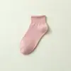 Calcetines de Mujer Calcetines Cortos Verano Delgados Color Caramelo Calcetines de Algodón Algodón Puro ins Moderno Estilo Japonés Tubo Corto Calcetines de Algodón Absorbe el Sudor Venta al por Mayor