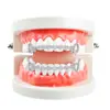Estilo Hip Hop Europeu Estilo Kanye Mesma Corrente Ajustável Grillz Dentes Lisos Acessórios para Festa Rap Hip Hop Joias para Dentes Atacado