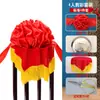 Flores Vermelhas de Seda para Corte de Fita, Grande Inauguração, Cerimônia de Premiação, Inauguração de Casa, Entrega de Casa, Casamento; Flores Vermelhas Bordadas Atacado