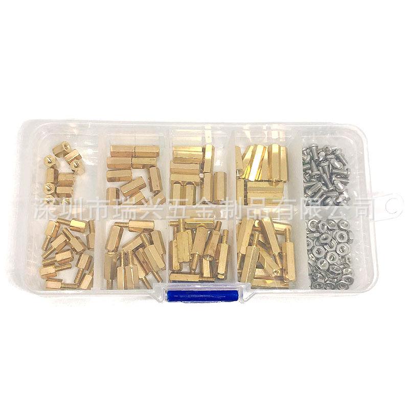 单双通六角铜柱盒装