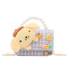 Bolso cuadrado pequeño de moda para niños, bolso cruzado de cadena moderna, lindo bolso de mano de perlas, mochila pequeña para niñas de color contrastante, venta al por mayor