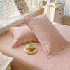 Par de fundas de almohada de algodón grueso de tela gruesa antigua para adulto, absorbentes de sudor, transpirables, funda interior de almohada individual, doble, para estudiante