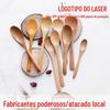 Atacado de fábrica verniz colher de madeira de lótus linha de enrolar colher de madeira colher de remédio colher de madeira para café colher de mel estoque atacado