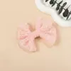 Joyería para la cabeza para niños japoneses y coreanos, pinza para el pelo con lazo de encaje, no daña el pelo del bebé, pinza lateral para niñas, clip para coleta, al por mayor