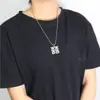 Colgante de Plata Auspicioso Símbolo Tradicional Chino Doble Felicidad para Mujer, Estilo Retro Hueco, Colgante de Buenas Noticias, Cadena para Suéter para Hombre