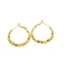 Pendientes de Aro Estilo TikTok Lujo Ligero Pendientes Adelgazantes para Cara Redonda Pendientes Simples Versátiles Nuevo Estilo 2024 Chapado en Oro de Cobre