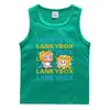 Chaleco de verano 2023 para niños, camisa informal de algodón estilo coreano con parte inferior absorbente de sudor, camiseta interior deportiva sin mangas Guo Guo para niños