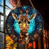 Colgante Acrílico Temu Producto Nuevo Transfronterizo Estilo Bohemio Interior Exterior Decoración Colorida Placa Redonda Acrílica