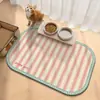 Tapete universal para mascotas para gatos y perros, absorbente y de secado rápido, a prueba de fugas, antideslizante y a prueba de salpicaduras, adecuado para que los gatos lo usen como tapete para comida