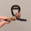 Grampo de Cabelo Grande Estilo Coreano para Primavera e Verão, para Cabelos Grossos, Presilha de Garra para Cabelo Estilo Preguiçoso, Piranha para a Parte de Trás da Cabeça, Grampo de Cabelo Feminino