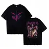 Camiseta de Verano para Hombre y Mujer Animación Nueva Algodón Dibujos Animados Top Manga Corta