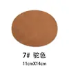 Parche de Flotado Adhesivo Ovalado para Planchar, Manga de Codo de Gamuza, Pantalones de Rodilla, Ropa para el Cabello, Parche de Reparación, Calcomanía, 25 Colores
