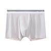 Cueca Masculina Fina e Sem Marcas de Seda Gelo Verão Respirável Antibacteriana Boxer de Quatro Cantos Tamanho Grande Personalizável com Logotipo Imprimível