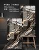 Foshan Guangdong Azulejo Cerâmico 900x 1800 Placa Grande Azulejo Preto Luxo Piso de Pedra Azulejo Mármore Preto Dourado Raiz Preto Branco Flor Preto Dourado