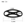 Fornecimento de fábrica 72,5 mm fivela de capacete de segurança de plástico fivela de tampa de plástico fivela de segurança fivela japonesa fivela ajustável de plástico
