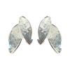 Pendientes de hoja de cristal degradado para mujer, con flores frescas y dulces, de alta gama, combinables con todo.