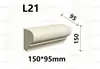 Componentes GRC Coluna Romana Relevo Cerâmica Expandida Linhas Linhas de Espuma EPS Linhas Decorativas de Parede Externa Contornos de Janela Suportes de Viga