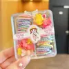 Diadema Infantil en Caja, Set de Diademas para Niña, Pasador, Goma para el Pelo de Niña Pequeña, Para Atar el Cabello de Bebé Sin Dañarlo, Mayoreo
