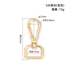 Venta al por mayor del fabricante Broche de perro de aleación C01, Broche de cadena para bolso, Hebilla metálica para bolso de mano, Accesorios de ferretería