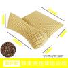 Almohada Integrada para Columna Cervical con Cáscara de Trigo Sarraceno, Almohada para el Hogar para Adultos, Almohada de Trigo Sarraceno para Protección del Cuello, Almohada Floral de Algodón, Protección del Cuello, Extraíble y Lavable