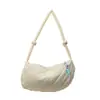 Bolsa Casual Grande Capacidade Acolchoada de Algodão Feminina 2026 Nova Estilosa Versátil Nylon Acolchoado em losango Bolsa Transversal Bolsa de Ombro Único Tecido