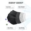 Mascarilla Desechable de Cuatro Capas de Carbón Activado con Tela Melt-Blown, Engrosada para Protección contra Polvo y Smog, Empaquetada Individualmente con Tasa de Filtración del 95%