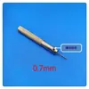Herramientas de Reparación de Relojes, Aguja para Quitar Correa de Reloj, Juego Pequeño de Punzonado, Herramienta para Quitar Correa de Reloj, Aguja Perforadora, Dedal Perforador para Tarjeta de Teléfono Móvil