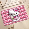 Alfombra de Piso de Dibujos Animados Doraemon Oso Fresa Baño Baño Alfombra Absorbente Tecnología Terciopelo Alfombra Antideslizante Alfombra para el Hogar
