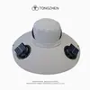 Sombrero de Pescador con Ventilador Solar Transfronterizo Sombrero de Sol para Hombre Protección Solar de Verano para Cabeza Grande Sombrero de Sol Anti-UV Sombrero