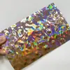 Película Autoadhesiva Onda de Agua Pared de Espejo Corrugado Pegatina de Pared Fondo de Pared Imitación Acero Inoxidable Color Metal Fiesta de Bodas Pegatina de Onda de Agua