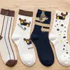 Calcetines de tripulación de Dachshund de dibujos animados 100% algodón para hombres y mujeres