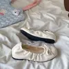 Zapatos Mary Jane Florales con Lazo para Mujer 2026 Otoño Nuevos Bailarinas Retro de Suela Suave para Combinar con Faldas