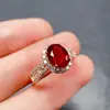 Anillo de Piedra Solar Natural Transfronterizo Accesorios para Mujer Nicho Alta Gama Joyería de Plata 925 7*9 Ventas Directas de Fábrica de Joyería