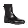 2023 Nova Moda Voando Tecelagem Sapatos de Chuva Botas Impermeáveis Femininas Sapatos de Água Clássico Chelsea Sapatos Femininos Comércio Exterior Transfronteiriço por Atacado