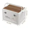 Caja de Almacenamiento Plegable para Exteriores, Caja Portátil de Gran Capacidad Engrosada Extra Grande para Snacks para Uso en Casa, Picnic, Camping y Almacenamiento
