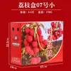 Lichi Lichi Feizi Xiao Paquete 5 Guifruit Caja Vacía Venta al por Mayor Caja de Regalo Portátil Jin Lingnan Caja de Embalaje