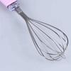 Herramientas para hornear Batidora manual Yangchen batidora de crema varilla para batir con mango de silicona rosa antideslizante