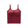 Camisole de Gola Redonda Sem Costura com Lindo Design nas Costas, Bojo Fixo Sem Fio, Efeito de Levantar e Modelar, Regata Feminina Slim Fit para Usar por Cima