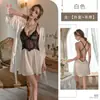 Kamai Xue Pijamas Sexys Satén Encaje Camisón Francés Espalda Descubierta Conjunto Puro Deseo Camisola Conjunto de Ropa para el Hogar 2172
