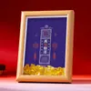 Adornos de marco de fotos de bendición cultural taoísta para decoración de sala de estar y entrada, regalos creativos para atraer la fortuna, venta al por mayor y personalización del fabricante