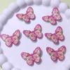 Goteando pegamento pegamento crema DIY carcasa de teléfono móvil AB galvanoplastia mariposa rojo neto nuevo cruz rosa mariposa accesorios de plástico tecnología