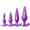 Tapón Anal de Silicona Juego de Tapones Anales Juego de 4 Piezas para Hombres y Mujeres para Usar para Masturbación e Inserción de Juguetes Sexuales Happy Sailor