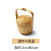 Prato Artesanal em Formato de Barco de Bambu para Decoração de Sashimi Japonês, Pá de Bambu, Cesta de Bambu, Cesta de Sobremesa, Prato Especial de Bambu, Mini