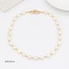 Jiexing Novo Colar de Pérolas Barroco Corrente Cubana Coração em forma de Coração Multi-camada Clavicle Chain Internet Celebridade High-end Design Sense Light Luxo