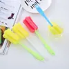Cepillo para tazas con esponja de mango largo, cepillo de limpieza para tazas del hogar, cepillo especial para limpieza de botellas, cepillo para tazas de agua, cepillo mágico para limpiar y eliminar manchas, venta al por mayor
